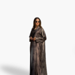 muhajeerah Kanzo Shadow Silk Abaya
