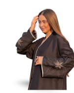 Black Reem Nada,  Lace Details - Image 5