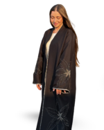 Black Reem Nada,  Lace Details - Image 3