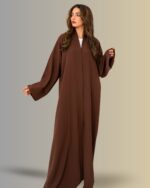 Royal Cocoa Serenity Abaya - Image 2